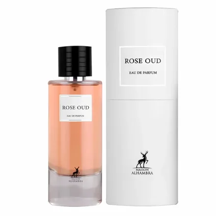 Perfume Maison Alhambra Rose Oud Eau Parfum Unissex 100ml
