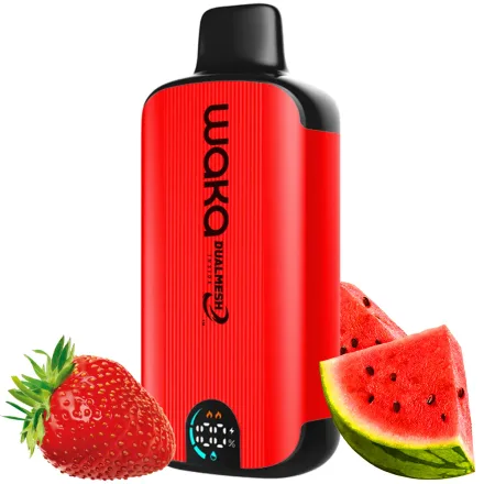 Waka Vaper Dese Sopro 8000 Straw Watermel Plastico 3 Nicotina