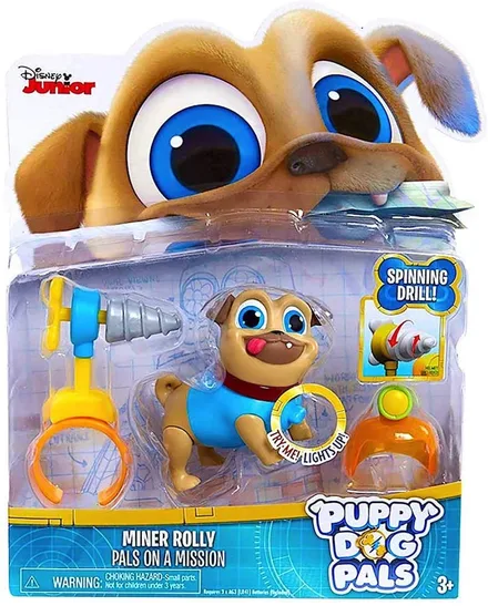 JUGUETE DISNEY JUNIOR PUPPY DOG PALS MINER ROLLY PALS ON A MISSION 94070 – 94132