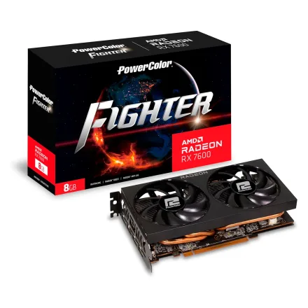 Placa Video Power Color Radeon Rx 7600 Gddr 6