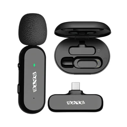 SATELLITE MICROFONO INALAMBRICO A-MK151 TIPO C NEGRO