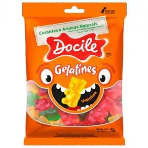 Bala Gelatina Docile Ursinhos 70g