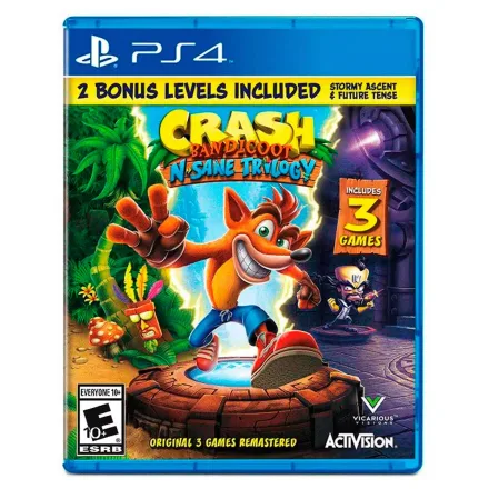 Jogo Crash Bandicoot Sane Trilogy Goty 2 PS4