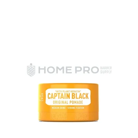 Pomada Capilar Immortal Nyc Captain Black Pomade Plant Keratin Medium Shine Strong Fixation 150ml
