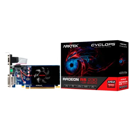 Placa Video Arktek Cyclops Radeon R5 230 Gddr 3