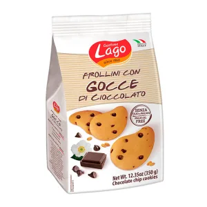 Biscoito Italiano Frollini Gastone Lago Chips Chocolate 320g
