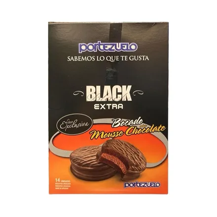 Alfajores Portezuelo Caja Con 14 Mousse 25g