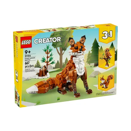 Juguete Construccion Lego Creator Forest Animals Fox 3 En 1 667 Piezas