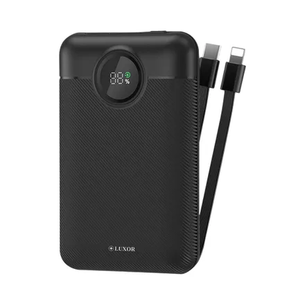 Cargador Portátil Luxor Lx 02540 B 20000 Mah Black