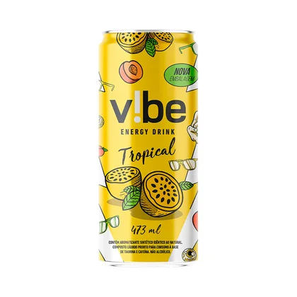 Vibe Energy Drink Tropical 473ml