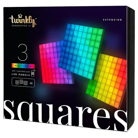 Luzes Twinkly Squares Rgb Pixels IP20 03 Bad 64GB