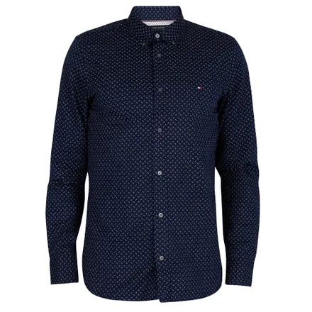 Tommy Hilfiger Camisa 0GZ 01 Xl Carbon Navy