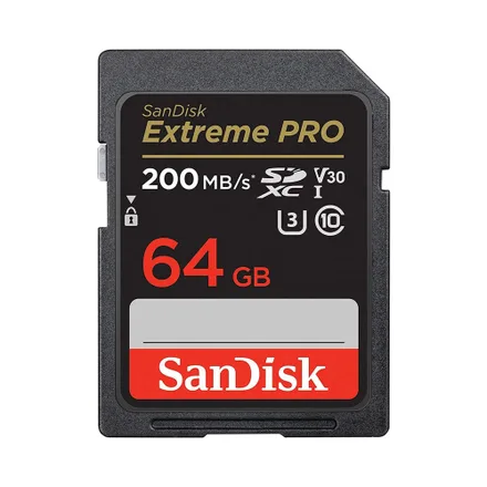 Sd Extreme Pro 200 C10 U3 V30 64GB