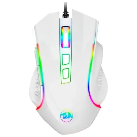REDRAGON MOUSE M607W GRIFFIN RGB 7200DPI BLANCO