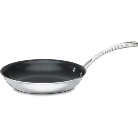 Frigideira Cuisinart Antiaderente Francesa Inducao Inox Fct 22 24NS