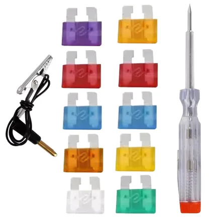 FUSÍVEIS 10PCS COM TESTADOR
