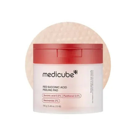 MEDICUBE ALMOHADILLAS RED SUCCINIC ACID PEELING PAD 70PCS