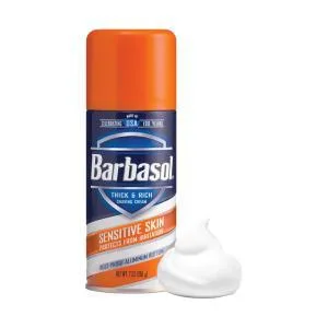 Espuma Barbear Barbasol Sensitive Skin 283g