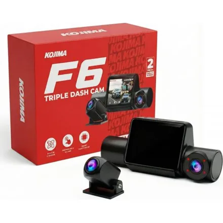 Kojima Camara Dvr Auto F6 Triple Cam
