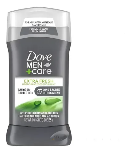 Desodorante Barra Dove Masculino Aluminio Extra Fresh 85g