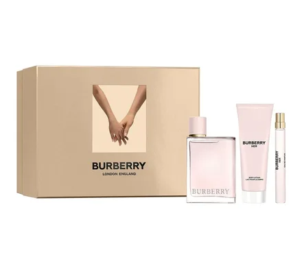Burberry Her Eau Parfum Plus Mini Body Lotion 100ml 10ml 75ml