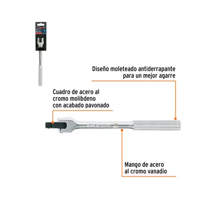 Mango Articulado Tubos Estriados Truper 3 8