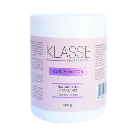 Tratamiento Capilar Klasse Curly Motion 500 Gr