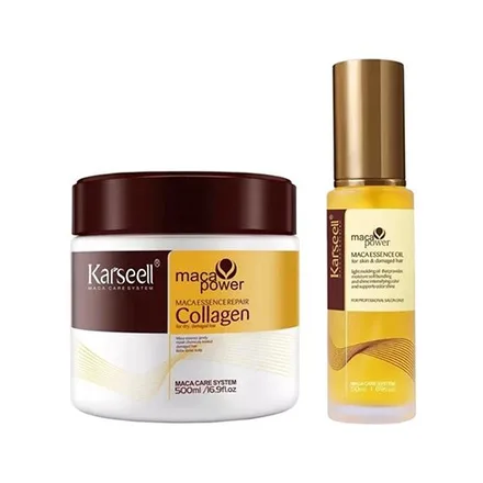Karseell Collagen Hair Treatment Maca Essence Oil Agatres 500ml 50ml