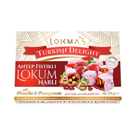 Lokmas Delight Pomegranate Pistachio 300g