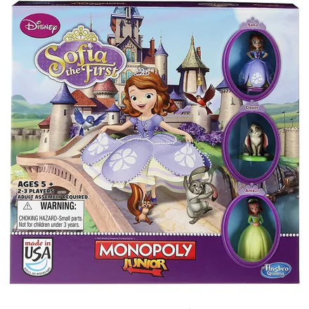 Monopoly Junior Hasbro Sofia The First – A88505730