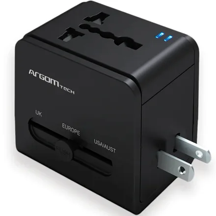 Adaptador Argom Universal All-In-One ARG-CB-0298BK A00680 - Negro