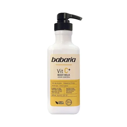 Leche Corporal Hidratante Babaria Vitamina 500ml