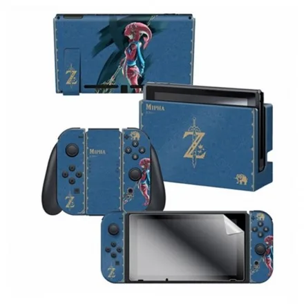 Adesivo Nintendo Switch Zelda Mipha Tribal 3 Adesivos