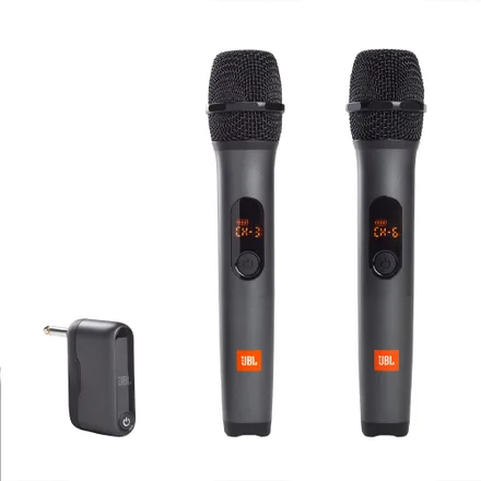 Sistema de Microfone Sem Fio JBL Wireless Microphone Set – Preto JBLWIRELESSMICAM