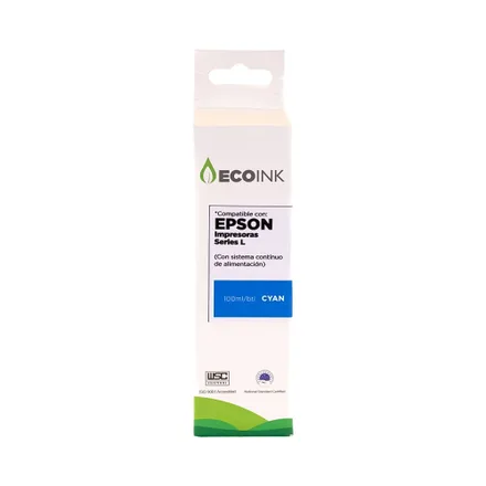 Botella Tinta Eco Ink Ti 100 Ep 504 544 Cian