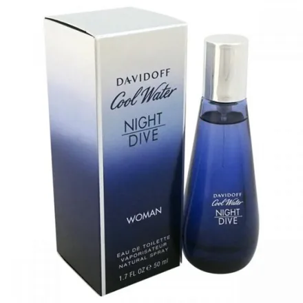 Perfume Davidoff Cool Water Night Dive Eau Toilette Feminino 50ml