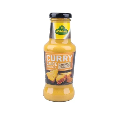 Salsa Curry Con Pina Kuhne Garlic 250ml