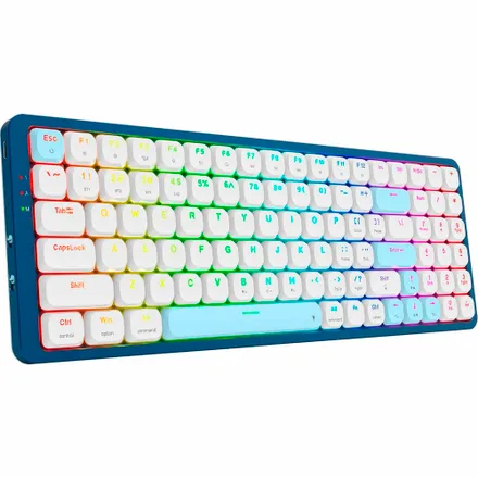 Teclado Redragon Eva Pro K684WB-RGB-PRO - Blue/White