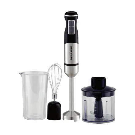 Megastar Mixer 3 En 1 Inox 50 Plata 500ml 700ml