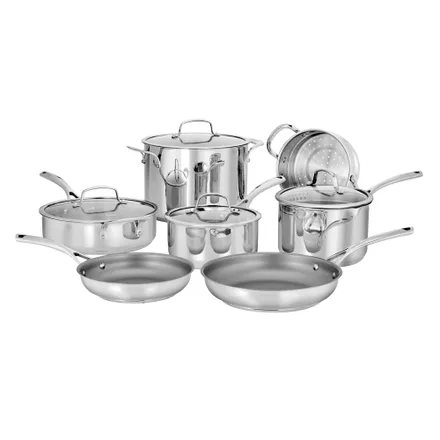 Jogo Panelas Cuisinart 95 11 Aco Inox Forever Stainless Collection