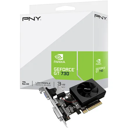 Placa Video Pny Geforce Gt 730 Con Gddr 3 Boost Dvi Vga Hdmi