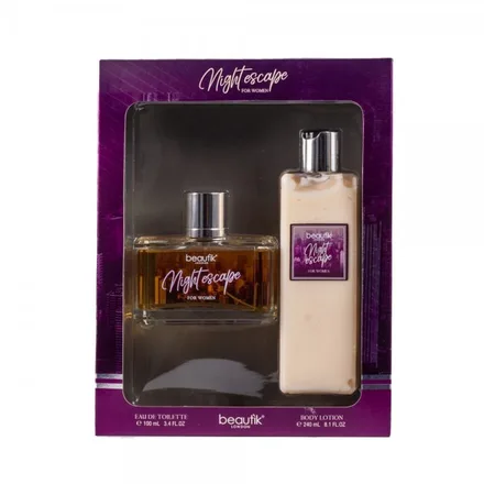 Beautik London Night Escape Femenino Eau Toilette Plus Body Lotion 100ml