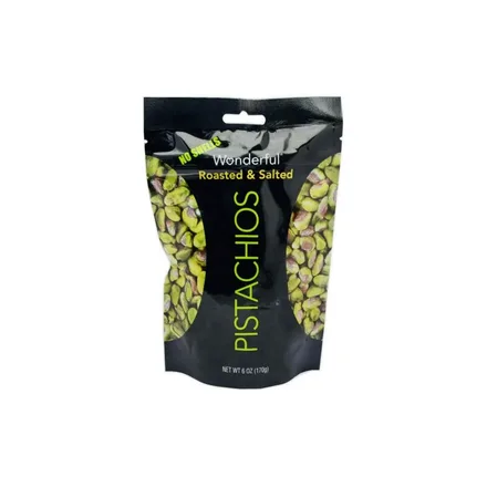 PISTACHIOS WONDERFUL SIN CASCARA 170GR