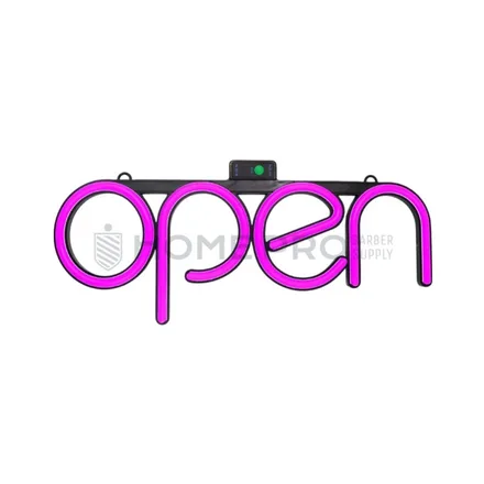 Letreiro luminoso em LED estilo néon rosa, 40 cm x 15 cm
