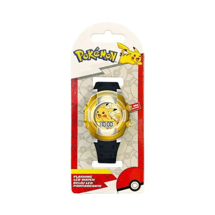 Reloj Digital Pokémon Pok4209 Boi Negro