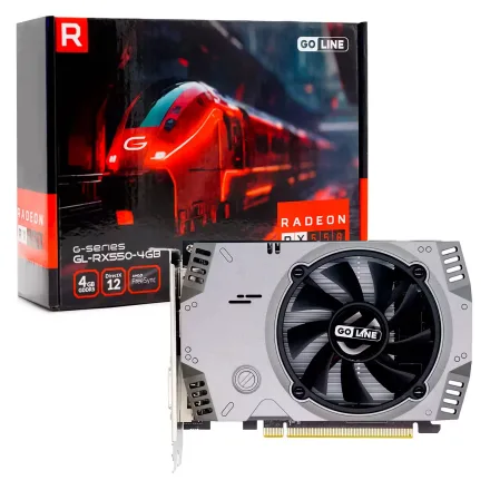 Placa Video Goline Radeon Rx 550 Ddr 5 1 Ano