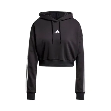 Sudadera Adidas Essentials 3 Stripes French Terry Crop Femenino