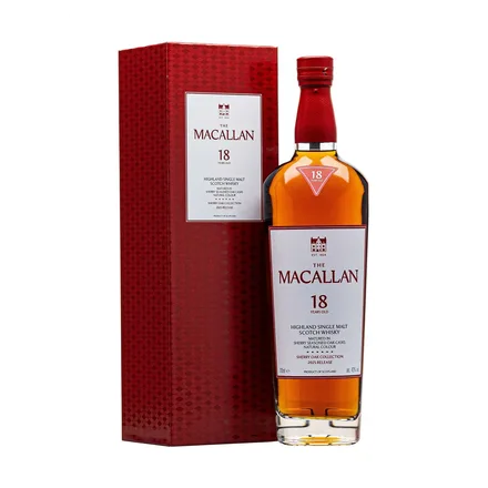 Whisky Macallan 18 Anos Sherry Con Caja 700ml