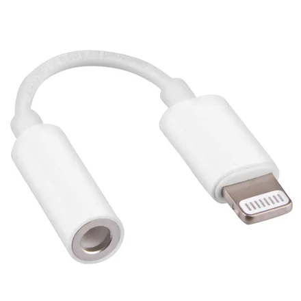 Adaptador Mini Jack 3.5MM para Lightning Apple MMX62AM/A – Branco