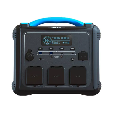 Generador Eléctrico De Baterías Forza Fpp T1202 1200 W 220 V